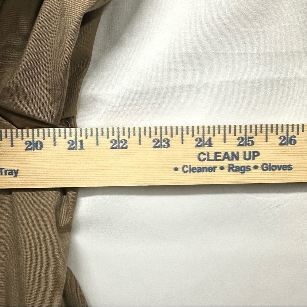 Women’s Vintage Trench Coat khaki Size 12 - Picture 5 of 6